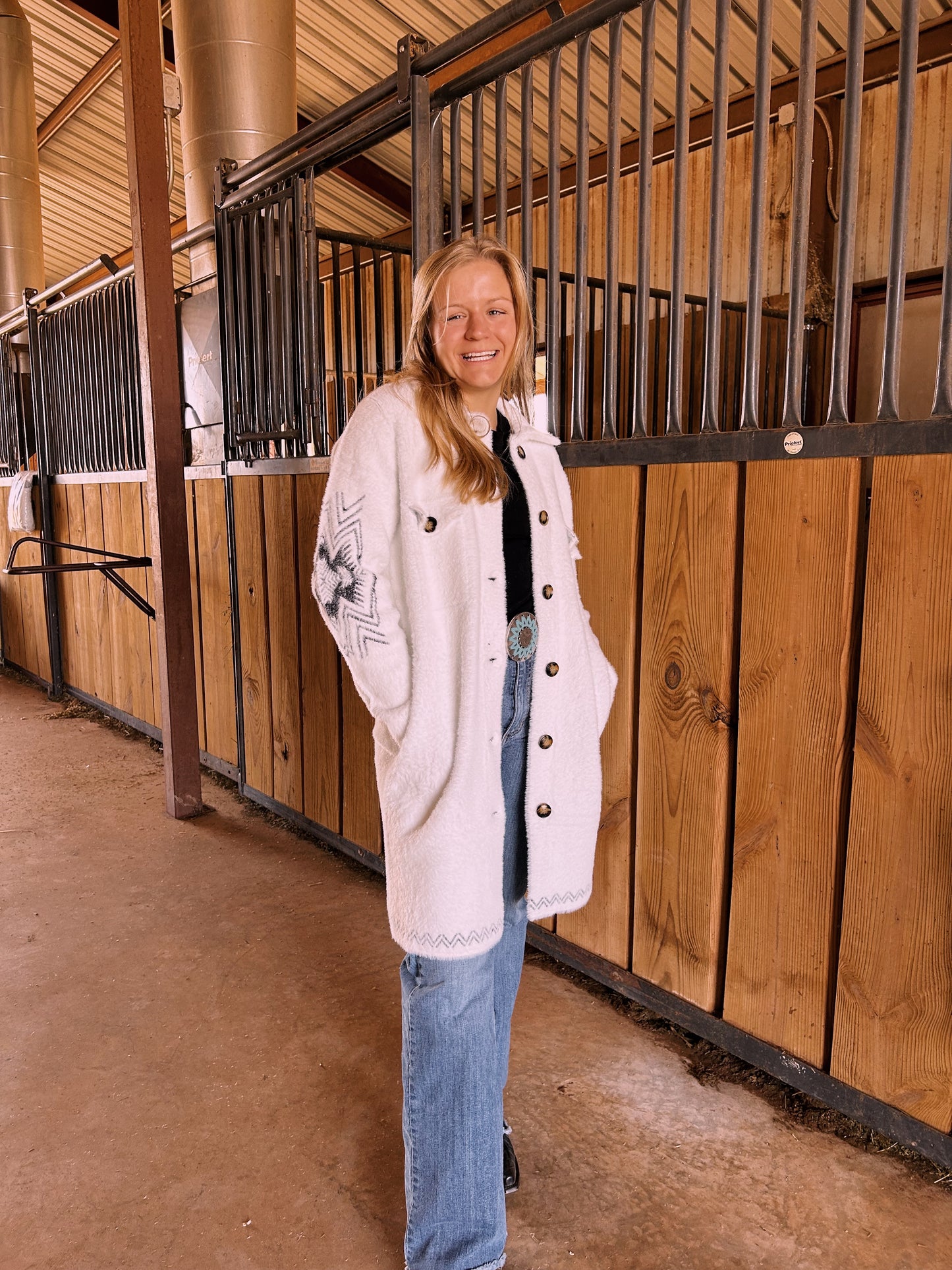 Joline Button Down Sweater Jacket by Venario