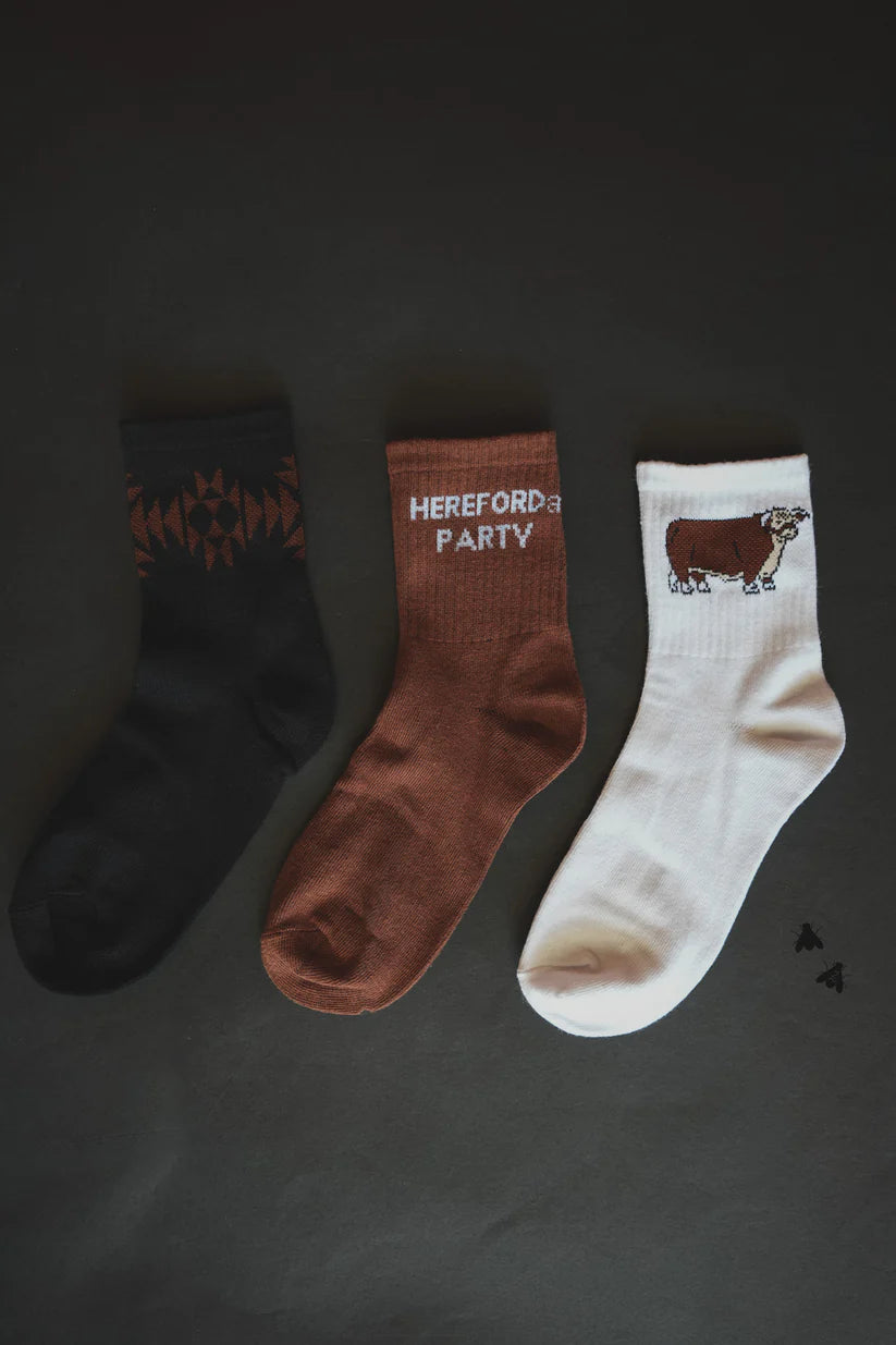 Hereford Herd Socks